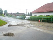 Přívalový déšť v noci, z 24. na 25. června 2021
