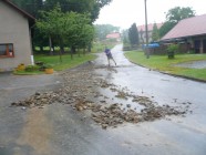 Přívalový déšť v noci, z 24. na 25. června 2021