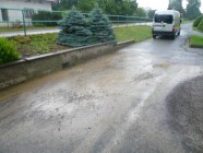 Přívalový déšť v noci, z 24. na 25. června 2021