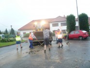 Přívalový déšť v noci, z 24. na 25. června 2021