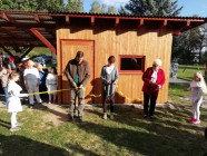 Otevření domečku na zahradě školy