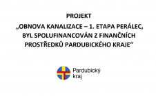 Obnova kanalizace I. etapa Perálec